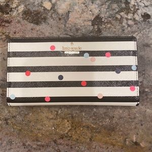 Kate Spade striped wallet